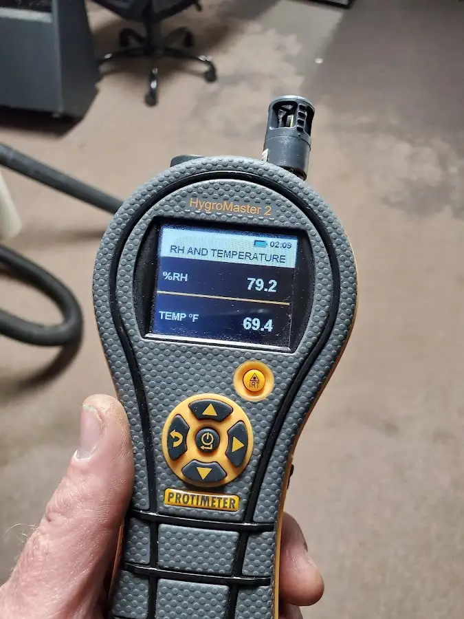 Moisture meter humidity assessment for Mold Remediation & Removal in Scaggsville